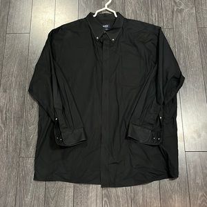 Harbor bay, button down, long sleeve shirt. Size 2XL